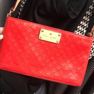 Kate Spade red crossbody.